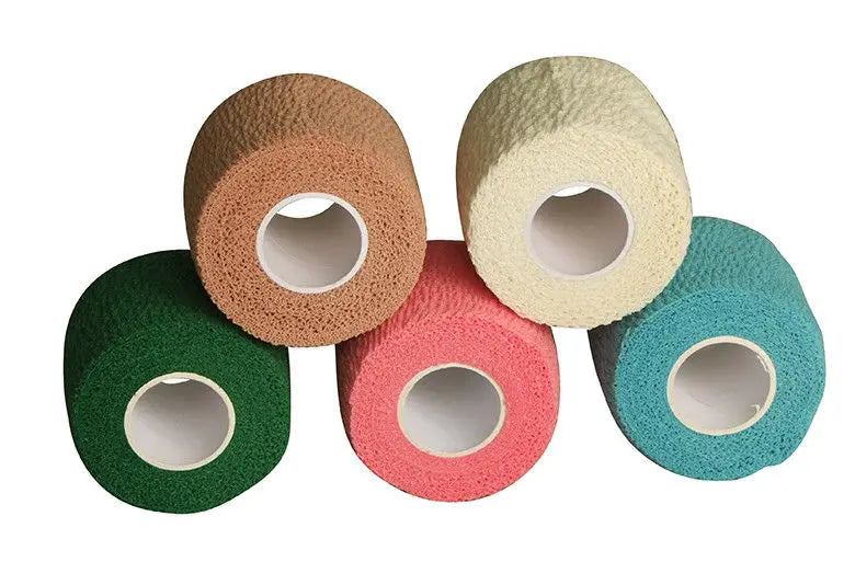 Soft Lightweight Stretch Grip Hockey Stick Self Adhesive Cotton Sports Bandage Tape