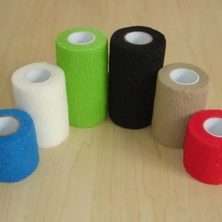 Soft Lightweight Stretch Grip Hockey Stick Self Adhesive Cotton Sports Bandage Tape