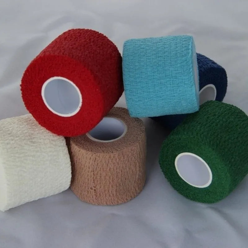 Soft Lightweight Stretch Grip Hockey Stick Self Adhesive Cotton Sports Bandage Tape
