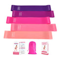 Zakerda Pink Loop Latex Elastic Yoga Hip Booty Exercise Resistance Bands Workout Home Gym Sports Fitness Bands Body Building