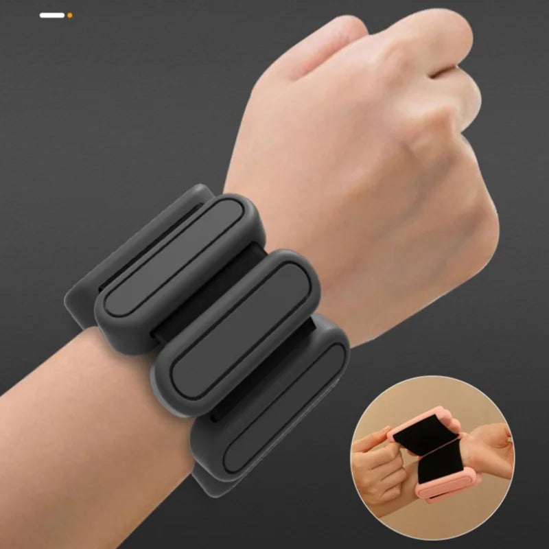 450/900g Wrist Weights Bracelet Adjustable Fitness Pesas Muñequera Silicone Ankle Weights Strap Outdoor Yoga Weighted Wristbands