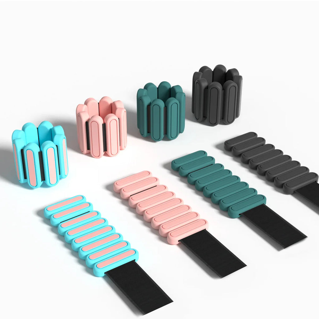 450/900g Wrist Weights Bracelet Adjustable Fitness Pesas Muñequera Silicone Ankle Weights Strap Outdoor Yoga Weighted Wristbands