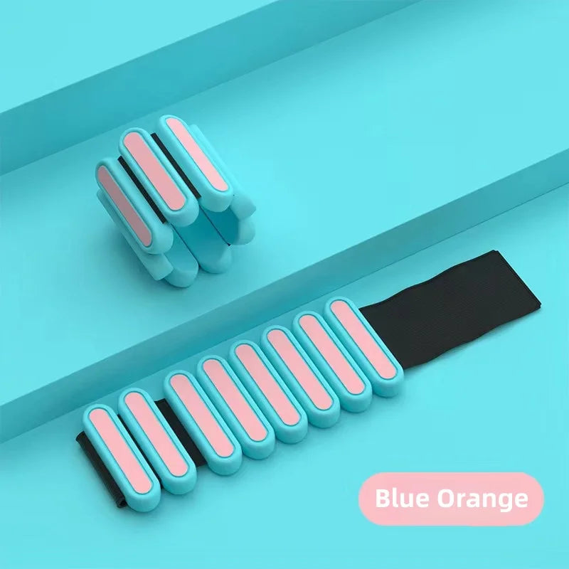 450/900g Wrist Weights Bracelet Adjustable Fitness Pesas Muñequera Silicone Ankle Weights Strap Outdoor Yoga Weighted Wristbands